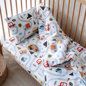Toddler Bedding, Twin Bedding, Custom Duvet, Cars Print, Kids Bedding, Baby Bedding, Baby Duvet Cover, Boys Nursery, Custom Size Bedding