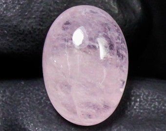 Natural Pink Morganite Cabochon: Oval Loose Gemstone (14x10x6 MM, 5.55 Carats)