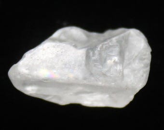 Raw White Zircon Piece: Natural Rough Gemstone, 8.85 Carats