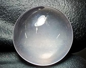 Pink Rose Quartz Cabochon: Round Gemstone for Jewelry Making (4.60 Carats, 12x12x5 mm)