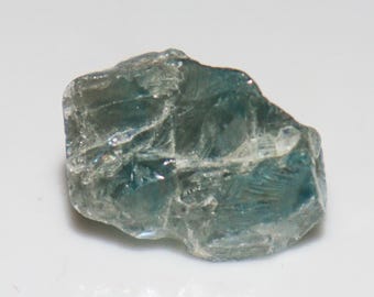 Raw Blue Zircon Piece: 20.60 Carats, Rough Gemstone for Jewelry Making