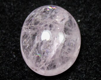 Oval Pink Morganite Cabochon: Natural Loose Gemstone (12x10x5 MM, 4.60 Carats)
