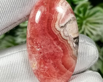 AAA+ Quality Natural Rhodochrosite, Oval shape rhodochrosite , calibrated, flatback cabochon, Gemstone, 33x19x6mm, 45.00 Cts