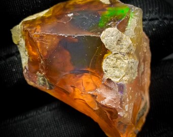 Top Quality Opal Raw, Specimen Opal Raw, Crystal Opal Raw, Ethiopian Opal Rough, Multi Fire Opal, 30x28x19 MM, 81.85 Carats.
