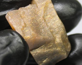 Raw Orange Sunstone Piece: 55.75 Carats, Jewelry Making
