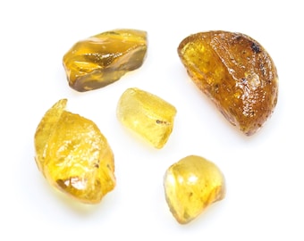 原石琥珀（1）原石琥珀石クリスタルロック - 原石鉱物標本 - 天然宝石