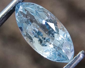 Natural Faceted Aquamarine Marquise Shape For Jewelry Making 1.40 Carats 10x5x5 mm