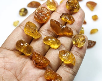 原石琥珀（1）原石琥珀石クリスタルロック - 原石鉱物標本 - 天然宝石