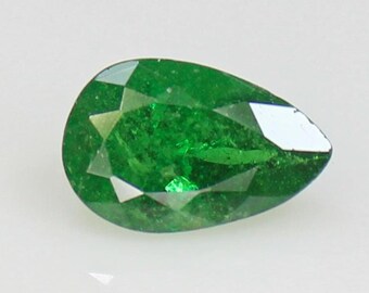 Natural Tsavorite Pear: 1.90 Carat Green Gemstone for Jewelry