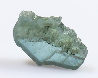 Natural Bi-Color Tourmaline Slice: Blue & Green Gemstone (7.10 Carat)
