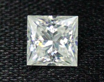 Lab Created Moissanite Diamond: 1.80 Carat Square Cut, 7x7x4 mm