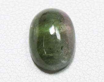 Oval Bio Tourmaline Cabochon: Natural Gemstone, 2.80 Carats