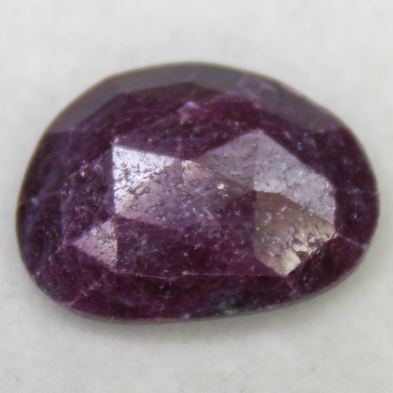 Natural Ruby Rose Cut Gemstone: 18x14x4 mm Pink Jewelry Making Stone