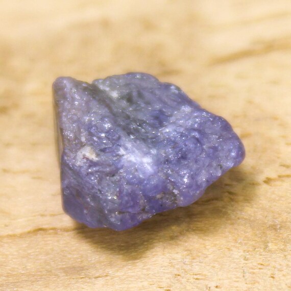 Raw Tanzanite Gemstone: 4.25 CT Natural Rough Crystal, 10x9x6.3 mm