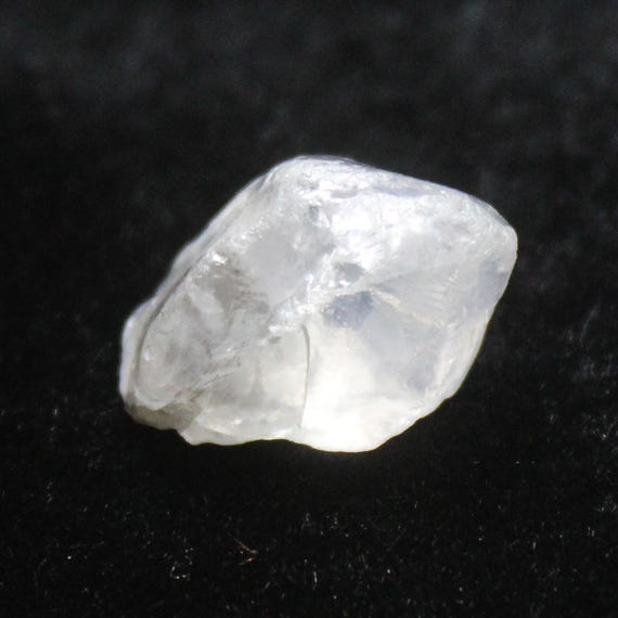 Raw White Zircon Piece: Natural Rough Gemstone, 10.50 Carats