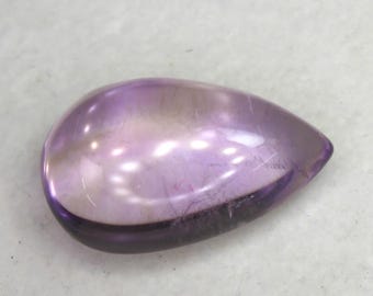 Natural Ametrine Cabochon: Violet Purple & Gold Bi-Color Quartz, 21.40 CT