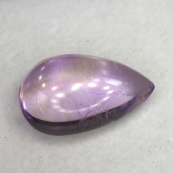 Natural Ametrine Cabochon: Violet Purple & Gold Bi-Color Quartz, 21.40 CT