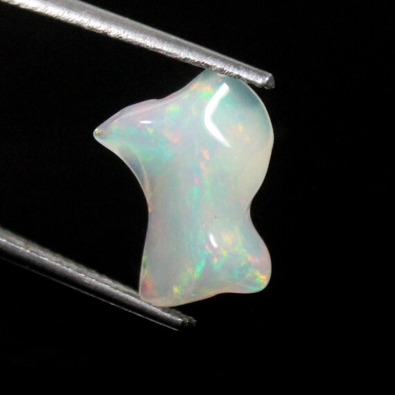 Natural Ethiopian Fire Opal Tumble, 2.75 Carats, Polished Loose Gemstone