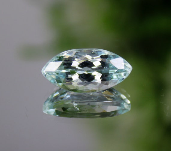 Natural Faceted Blue Aquamarine Marquise Gemstone (3.25 Ct, 14x7x5 MM)
