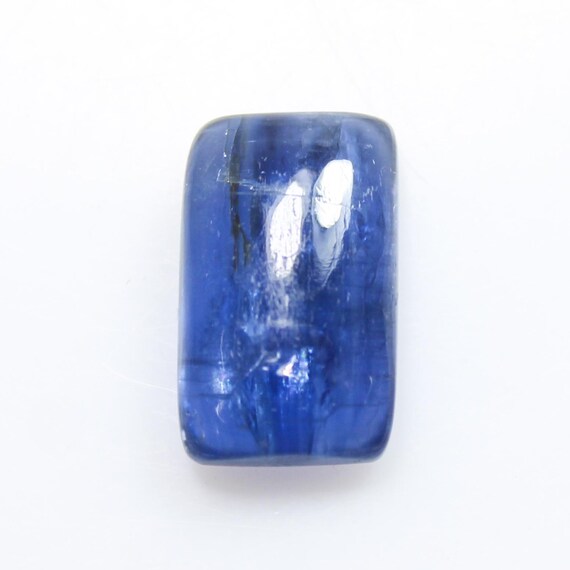 Natural Kyanite Cabochon , Kyanite Cabochon Gemstone, Rectangle Cabochon, AAA Quality-stone for jewelry making, 7.00 Carats, 13x8x5 MM.