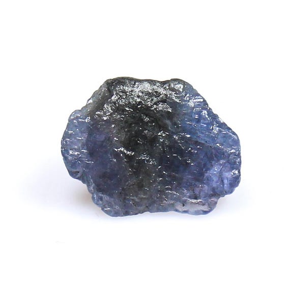 Natural Tanzanite Raw , Blue Color Tanzanite Rough, Blue & Black Tanzanite Raw, Tanzanite Crystal, 12.25 CTS Tanzanite Raw, 18x14x9 MM