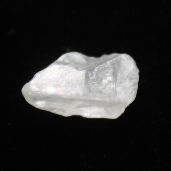 Raw White Zircon Piece: Natural Rough Gemstone, 8.85 Carats
