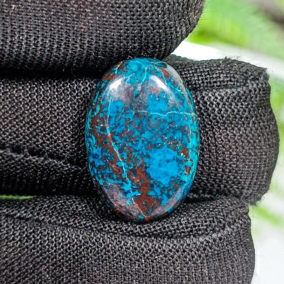 AAA+ Quality Natural Chrysocolla  Cabochon Gemstone 12 Ct. Wonderful Designer  Chrysocolla Oval  Shape 18x12x5  MM Loose For Jewelry
