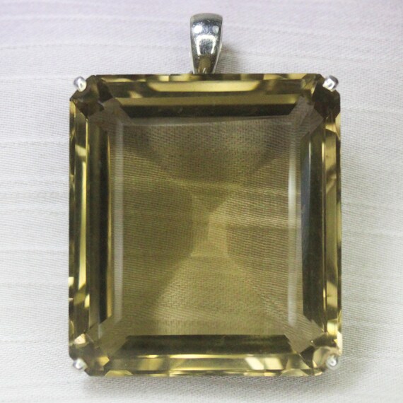 Natural Brown Smokey Quartz Sterling Silver Pendant Necklace - November Birthstone