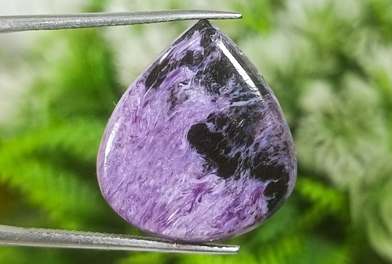 Natural Purple Chroite Cabochon, Amazing Heart Charoite 15.35 Ct Piece,Beautiful Charoite Piece,Amazing Quality Stone,22x20x4 MM
