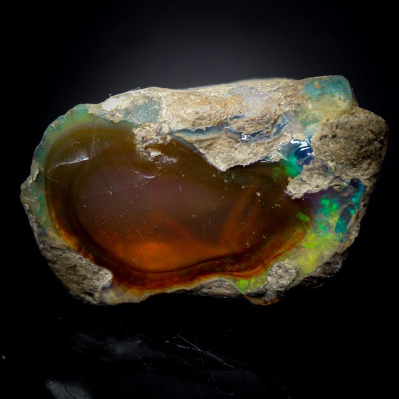 Natural Ethiopian Opal Raw: White Gemstone Piece (45.85Cts)