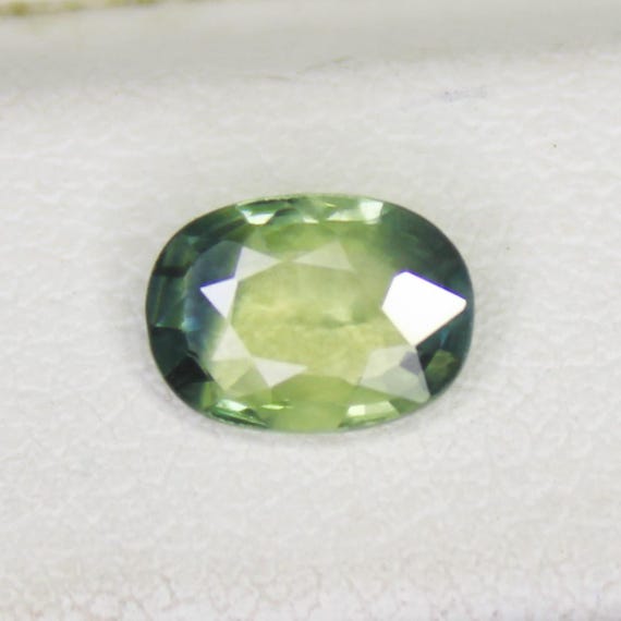 Natural Faceted Multi Sapphire Piece In Oval Shape 0.80 Carats 7X5X2 mm Size