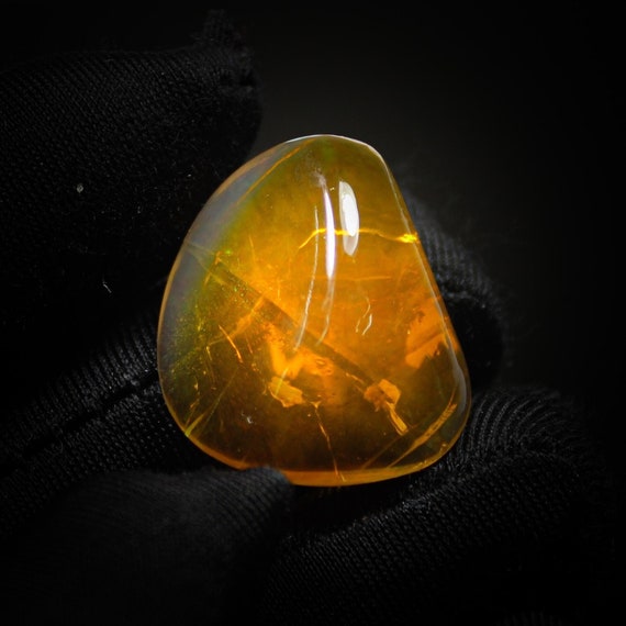 AAA Quality Natural Ethiopian Opal Polished Rough, Raw Ethiopian Opal Loose Gemstone, Specimen Opal Loose, 18.55 carat, Size - 22x18x9 MM