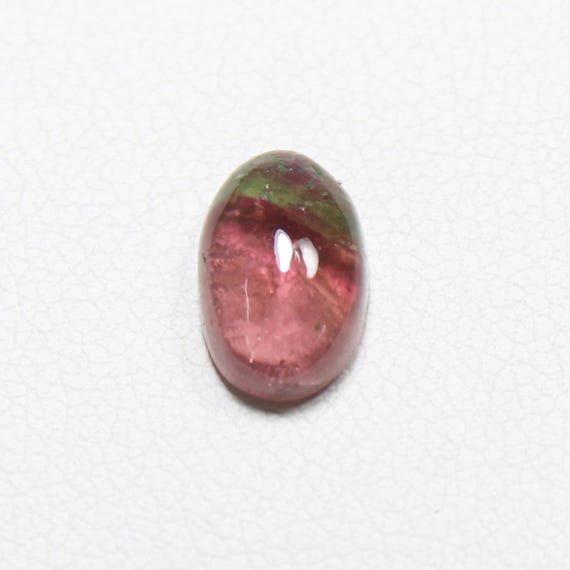 Oval Bio Tourmaline Cabochon: 2.25 Carat Gemstone, 10x6 mm