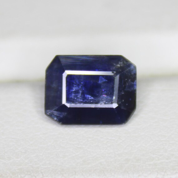 Natural Faceted Blue Sapphire Piece In Square Shape 2.40 Carats 9x7x4 mm Size