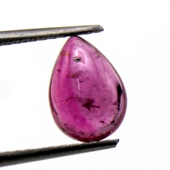 Pink Tourmaline Cabochon In 1.80 Carats, 9x7x3 mm Size For Making Jewelry