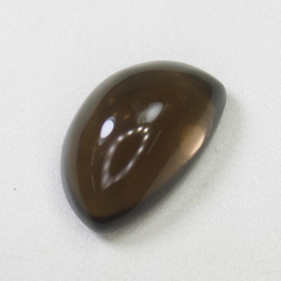 Natural Smoky Quartz Cabochon In Fancy Shape For Jewellery Making 17x11x8 mm, 11.15 Carat