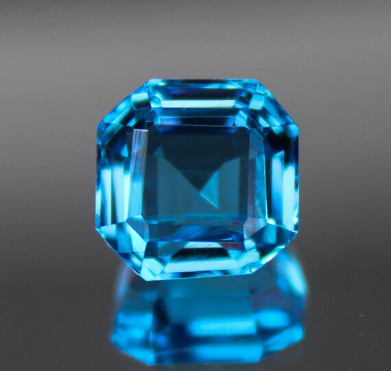 Amazing Quality Natural Rare Swiss Blue Topaz Square ,High Quality Of Loop Clean Blue Topaz For Jewelery Making 5.20 Cts Piece