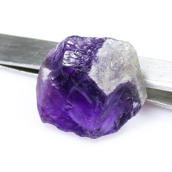 Natural Amethyst Raw (33.50 CT ) Grade A Amethyst Stone - Raw Amethyst Quartz Crystal - Rough Amethyst Healing Crystal Gemstone