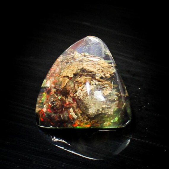 19Cts Natural Ethiopian Opal Polished Rough, Raw Ethiopian Opal Tumble Loose Gemstone, Specimen Opal Loose, Size - 19x20x18 MM