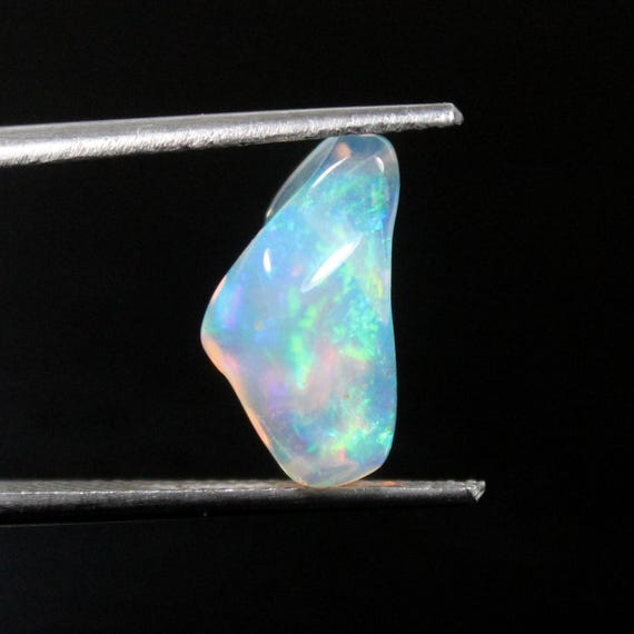 Natural Ethiopian Fire Opal Tumble, Polished Loose Gemstone (13x7x5 MM)