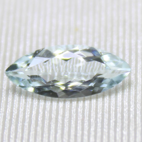 Natural Aquamarine Faceted Marquise Shape For Pendents, Rings, Jewelry Making 1.10 Carats 12x5x3 mm