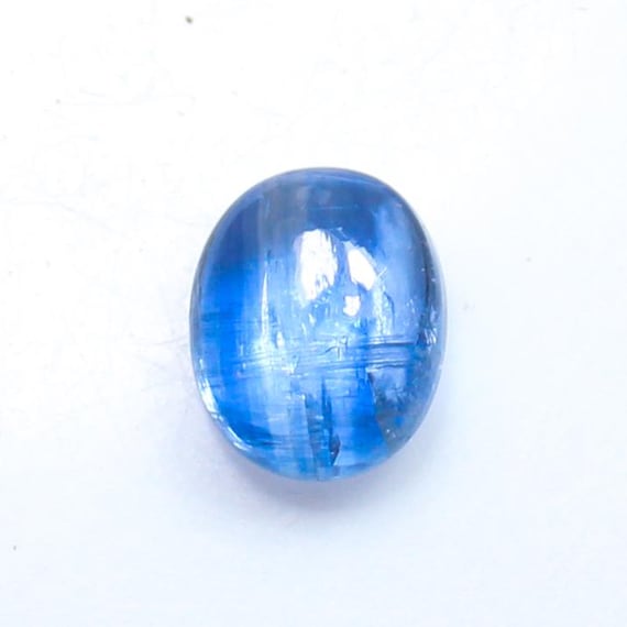 Natural Kyanite Cabochon , Kyanite Cabochon Gemstone, Kyanite Cabochon, AAA Quality-stone for jewelry making, 4.00 Carats, 10x8x4 MM.