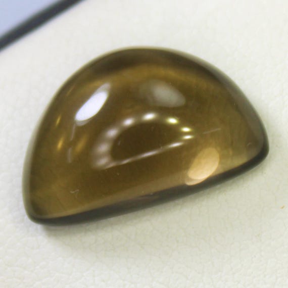 Natural Smoky Quartz Cabochon In Fancy Shape For Jewellery Making 17x11x6 mm, 9.20 Carat