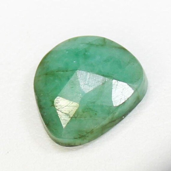 Rose Cut Green Emerald: Natural Fancy Gemstone, 2.45 Carats