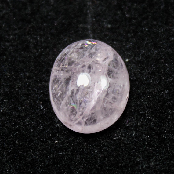 Oval Pink Morganite Cabochon: Natural Loose Gemstone (12x10x5 MM, 4.60 Carats)