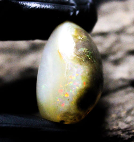 Ethiopian Opal Tumble: Multi Fire Gemstone Specimen, 47.05 Carats