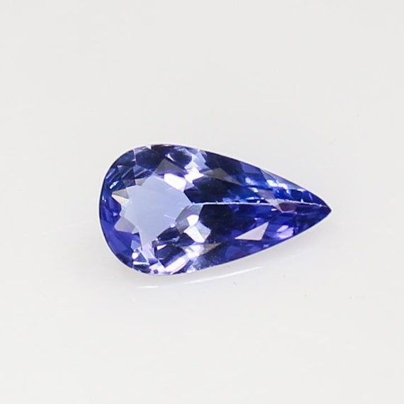 Natural Tanzanite Pear Cut Gemstone: 1.10 Carats, 10x6x3 MM