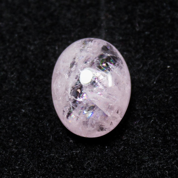 Natural Pink Morganite Cabochon: Oval Loose Gemstone (14x11x6 MM, 7.40 Carats)