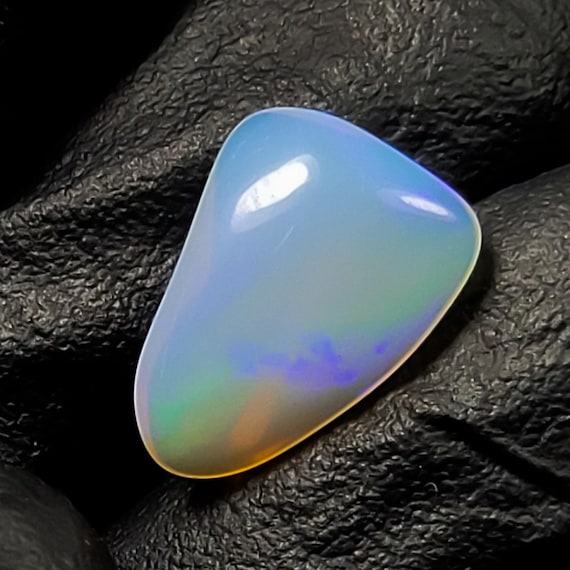Natural Ethiopian Fire Opal Tumble, Polished Loose Gemstone (14x9x5 MM)