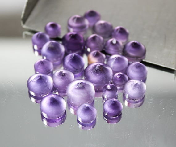 Natural Faceted Free Form Purple Amethyst ,Amazing MM Size Free Form Amethyst, 44.98 Ct Beautiful Unpolished Round Amethyst,5 mm To 9 MM